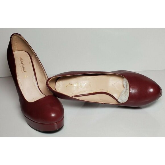 PRIMADONNA COLLECTION WOMEN SZ EURO 40 ROSSO 4 IN HEELS NEW / BOX GP12024-21ECP - Picture 9 of 12
